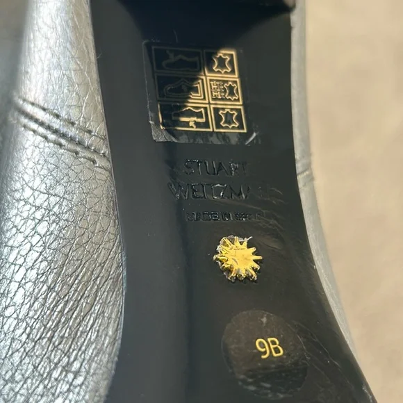 Stuart Weitzman Outwest Metallic calfskin stiletto western boot - Picture 13 of 14